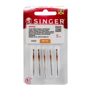 Игла для швейной машины SINGER 2020 SZ12 BLST W/05 — размер 12, 1 шт.