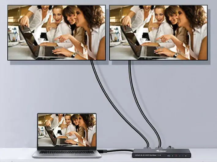 HDMI Splitter Equip Ultra Slim 2-Port Photo 4