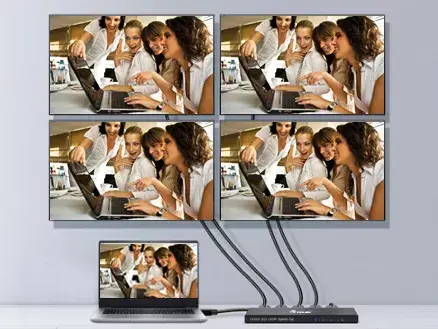 HDMI Splitter Equip Ultra Slim 4-Port Photo 2