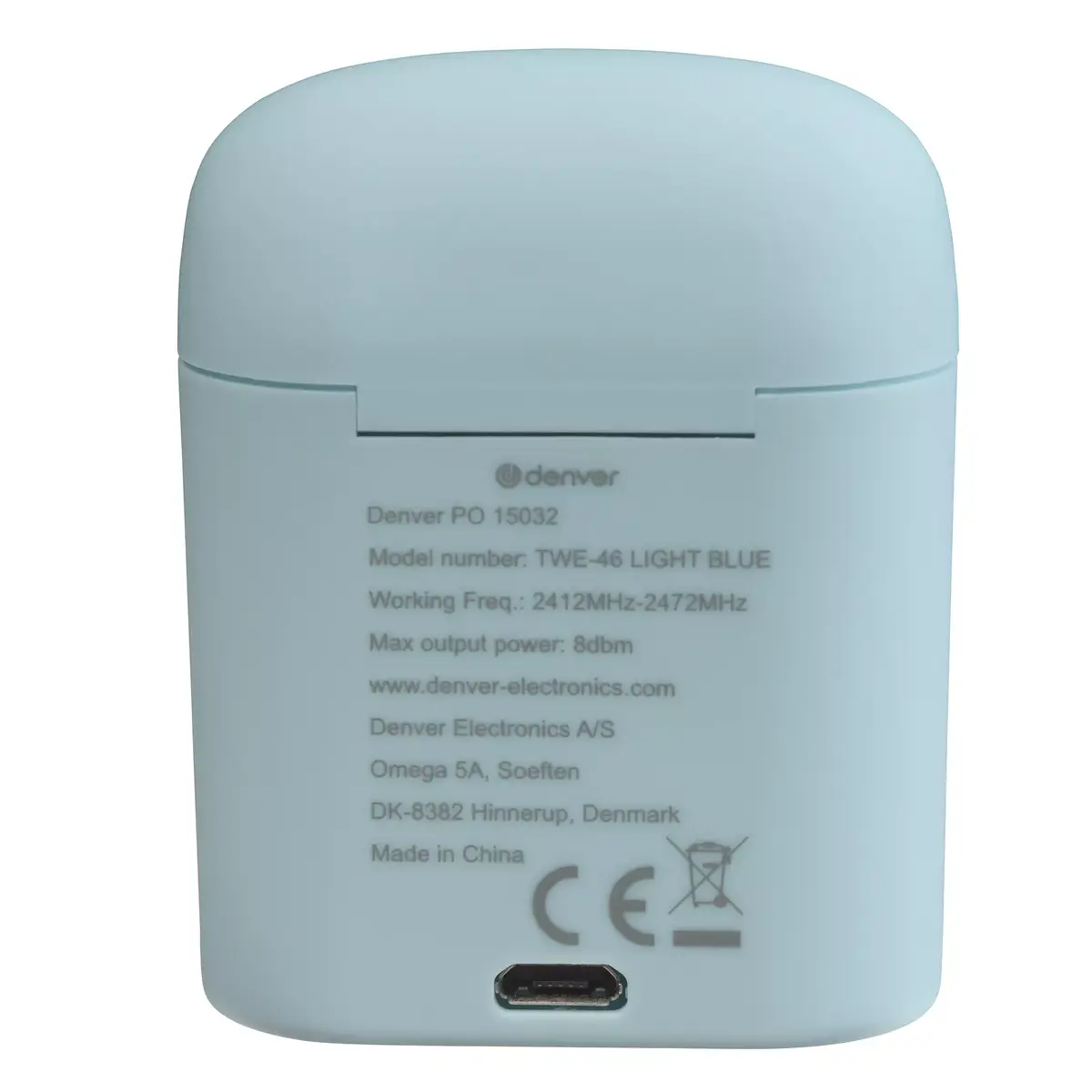 Austiņas Denver TWE-46LIGHTBLUE Photo 5