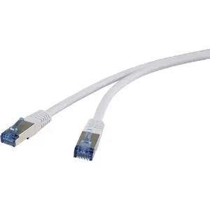 Renkforce RF-4737368 tīkla kabelis Balts 1 m Cat6a S/FTP (S-STP)