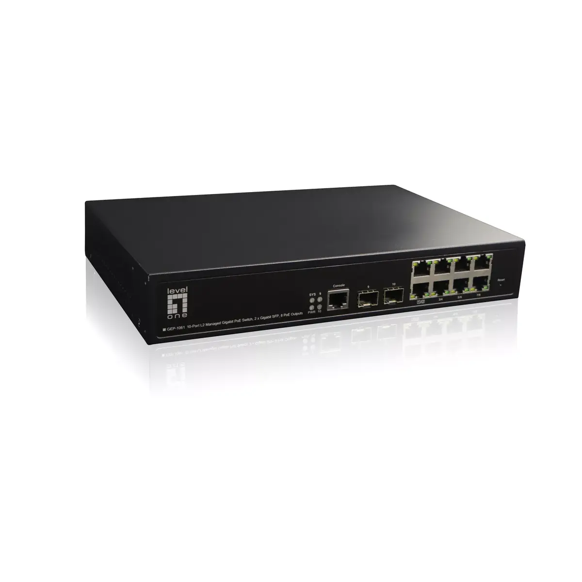 Managed Switch LevelOne KILBY 10-Port L2 Photo 3