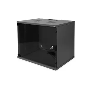 Digitus ECO-Line 9U 19" Wall Mounting Cabinet Pie sienas stiprināms statīvs Melns