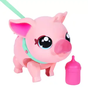 Plīša rotaļlieta dzīvnieks Moose MS26366 — interaktīva ar skaņu, 4+ gadi, AAA baterija