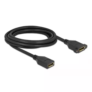 DisplayPort cable female to female panel-mount DeLOCK 87103 3 m