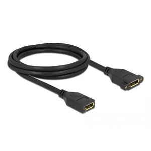 DisplayPort cable female to female panel-mount DeLOCK 87101