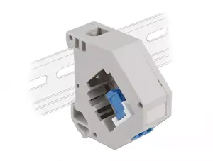 Модуль Keystone DELOCK 87189 — LC‑LC дуплекс, цвета синий/серый/белый, 60.1×59.4×21.6 мм