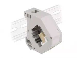 Keystone module DELOCK 87167 — SC to SC adapter, grey, 60.1×59.4×21.6 mm