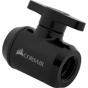 Фитинг Corsair CX-9055019-WW Латунь Черный Шаровой Кран Жидкостное Охлаждение