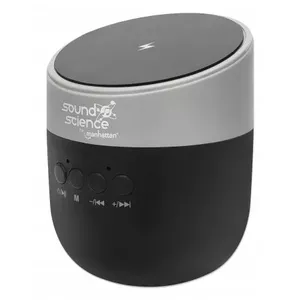 Portable Speaker Manhattan Metallic Bluetooth, Black