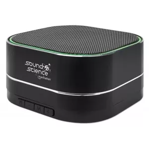 Portable Speaker Manhattan Metallic, Black