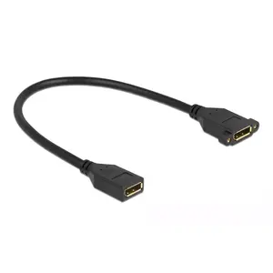 Кабель DisplayPort female to female панельный DeLOCK 87099