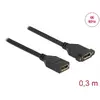 DisplayPort kabelis female to female DeLOCK 87099 Photo 2