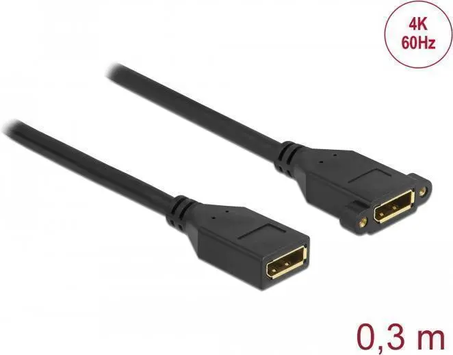 DisplayPort kabelis female to female paneļa