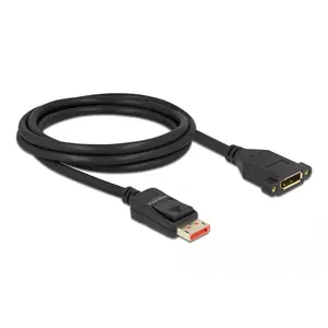 DisplayPort extension cable panel-mount DeLOCK 8K 60 Hz 2 m