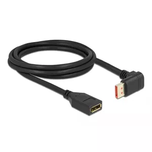 DisplayPort pagarināšanas kabelis DeLOCK 87091 2m 90° uz leju