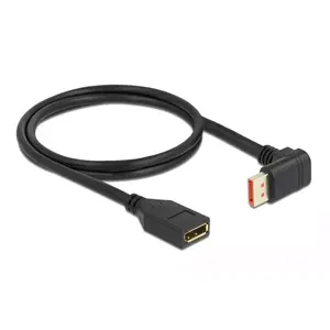 Кабель-удлинитель DisplayPort DeLOCK 90° вниз 8K 1м