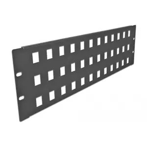 Keystone panel DeLOCK 19" Keystone Patch Panel 48 port 3U black