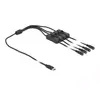 USB Type-C male to 4 x DC 5.5 x 2.1 mm cable DeLOCK Photo 2