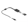 Cable USB Type-C male to 2 x DC 5.5 x 2.1 mm female DeLOCK 86800 Photo 2