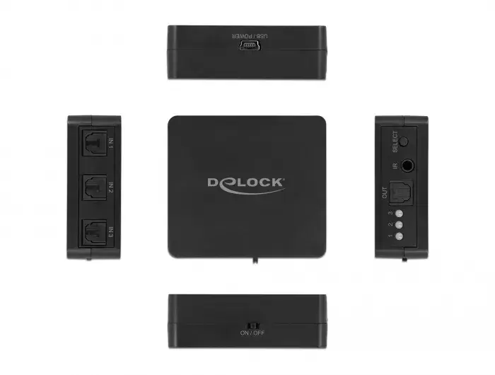 S/PDIF TOSLINK slēdzis DeLOCK 63395 Photo 2