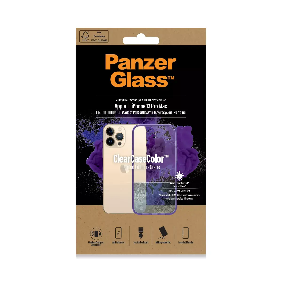 Vāks PanzerGlass ClearCaseColor iPhone 13 Pro Max Photo 2