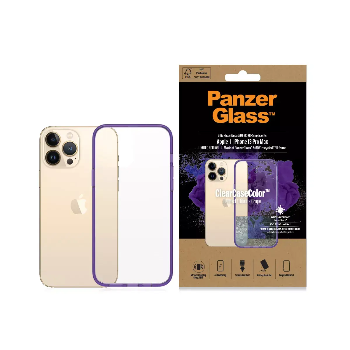 Vāks PanzerGlass ClearCaseColor iPhone 13 Pro Max Photo 3