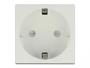 Power socket outlet DELOCK CEE 7/3 (Type E) white, 250 V, 16 A, 4000 W