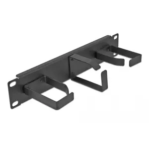 Панель управления кабелями DeLOCK 10" 66847 с 3 металлическими крючками