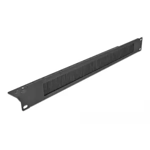 Cable management panel DeLOCK 19" Cable Management Brush Strip black
