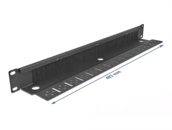 Cable management panel DeLOCK 19" Cable Management Brush Strip Photo 2
