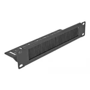 Cable management panel DeLOCK 10" Cable Management Brush Strip