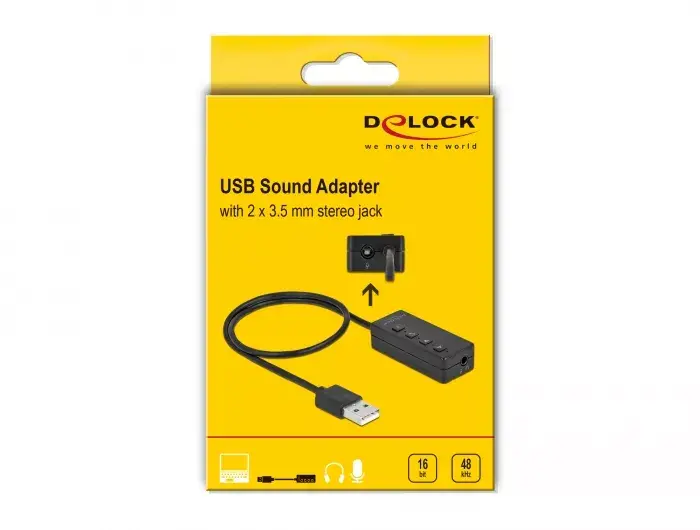 USB austiņu un mikrofona adapteris DeLOCK 66731 Photo 4