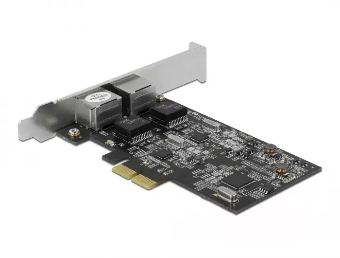 DeLOCK PCI Express x2 karte uz 2 x RJ45 2.5 Gigabit LAN RTL8125 Photo 2