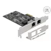 DeLOCK PCI Express x2 karte uz 2 x RJ45 2.5 Gigabit LAN RTL8125 Photo 4