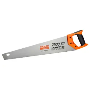 Пила с задней ручкой Bahco 2500-22-XT-HP 55 см Черная Оранжевая Нержавеющая сталь