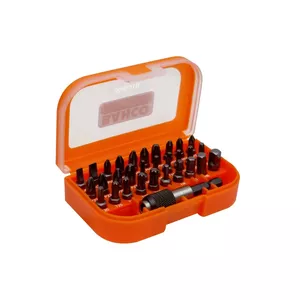 Bit set Bahco 31 pcs for slotted Phillips Pozidriv TORX Hexagon screws