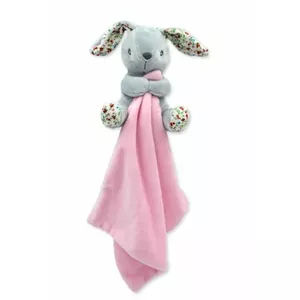 Мягкая игрушка TULILO Miluś Кролик розовый плюшевая, модель 9009