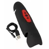 Masturbator Rebel Silicone Black — 3-segment vibrator Photo 8