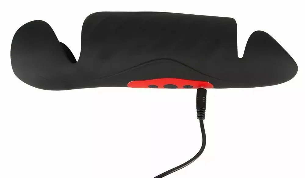 Masturbator Rebel Silicone Black — 3-segment vibrator Photo 9
