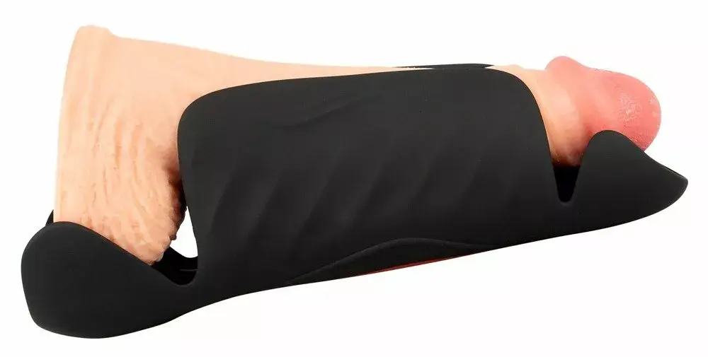 Masturbator Rebel Silicone Black — 3-segment vibrator Photo 10