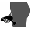 Masturbator Rebel Silicone Black — 3-segment vibrator Photo 12