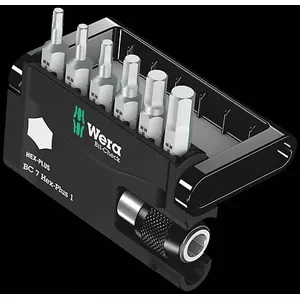 Screwdriver Bit Set Wera 05056168001 6 pcs Hex Metric 2-6 mm