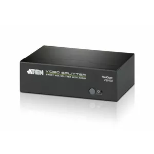 Видео-сплиттер ATEN VS0102 VGA 2 порта, VGA вывод, 450 МГц, чёрный