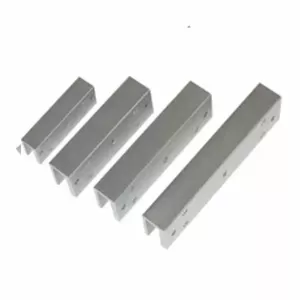 U-shaped door bracket HiSmart TV990580 150×28×46 mm mounting hardware for doors