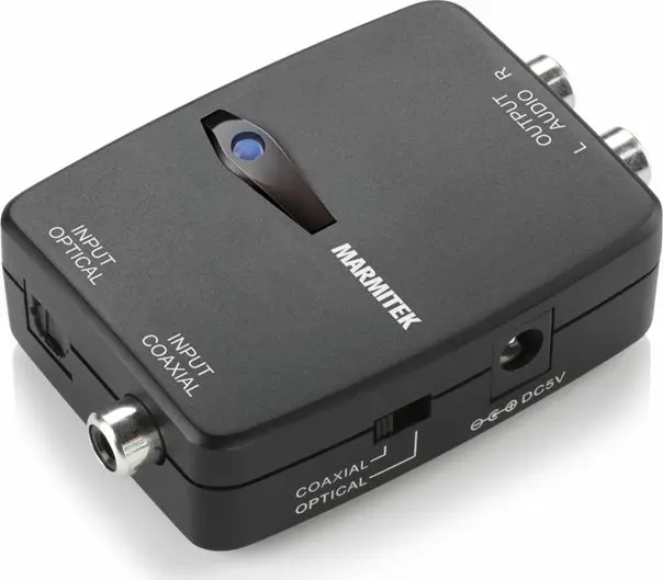 Audio Adapter Marmitek Connect DA21 Black Photo 6