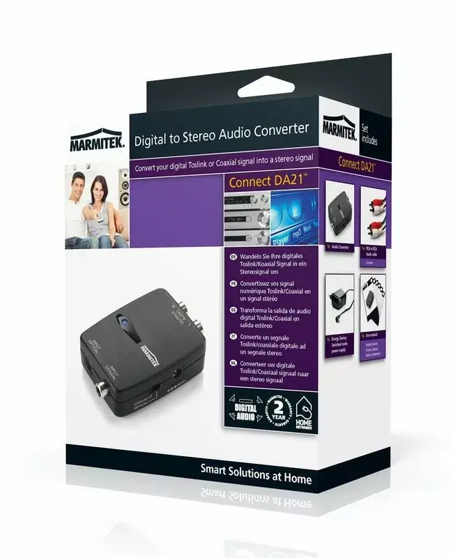 Audio adapteris Marmitek Connect DA21 Black Photo 2