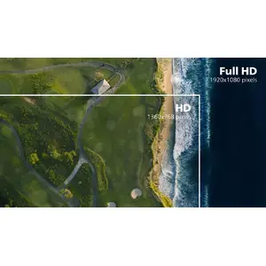 16:9 Full HD display for crisp, detailed images