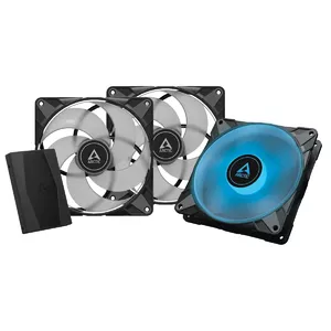 140 mm Fan Arctic P14 PWM PST RGB 0dB — 1900 RPM, 68.9 CFM, FDB, 12V, Black