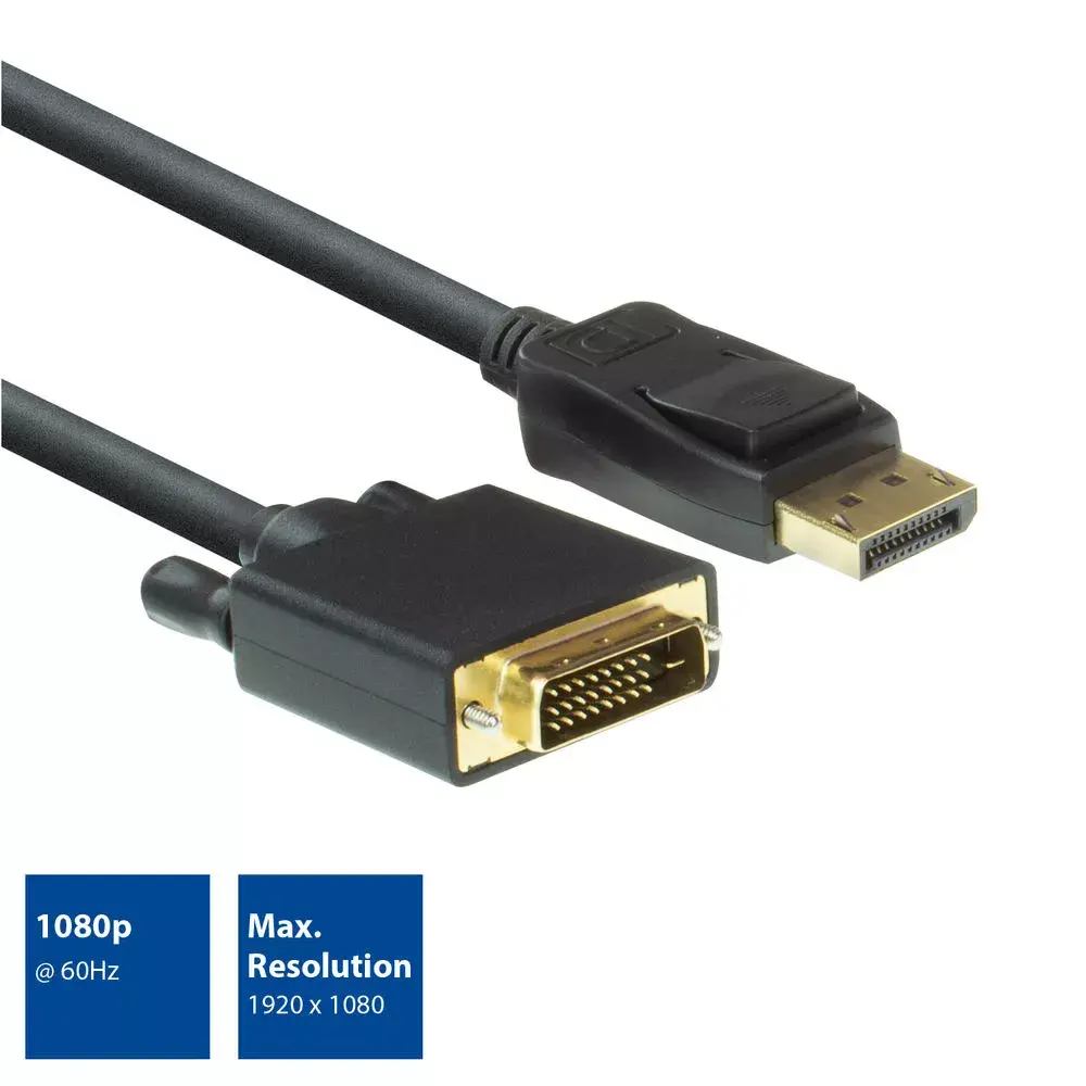 DisplayPort to DVI adapter cable ACT AC7505 Photo 2